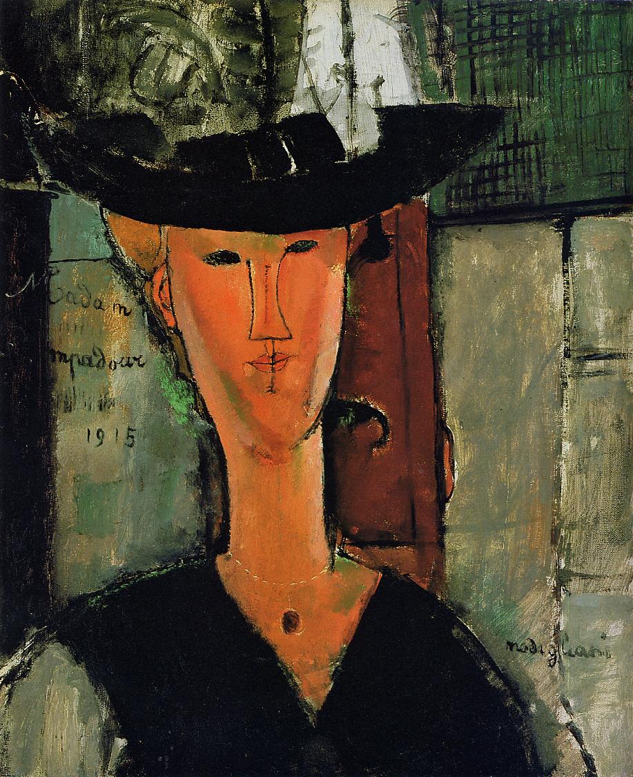Madame Pompador - Amedeo Modigliani Paintings